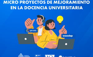 Se adjudicaron 11 iniciativas de Microproyectos de Mejoramiento en la Docencia Universitaria