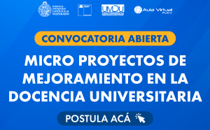 PUCV abre convocatorias de micro proyectos de Mejoramiento en la Docencia Universitaria