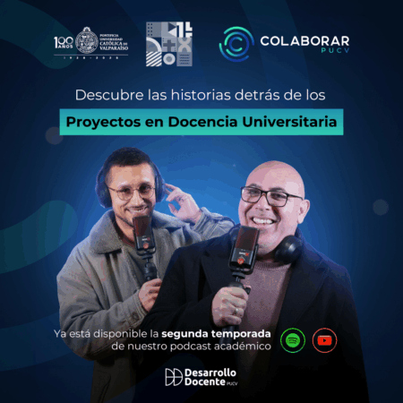 Podcast “Colaborar PUCV” regresa con una segunda temporada dedicada a iniciativas docentes 2025